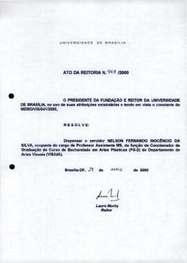 Ato da Reitoria nº 0448/2000