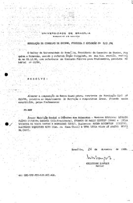 Resolução do Conselho de Ensino, Pesquisa e Extensão Nº 0019/1986