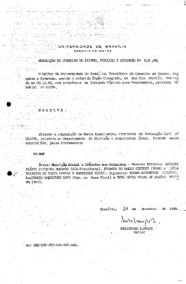 Resolução do Conselho de Ensino, Pesquisa e Extensão nº 0019/1986