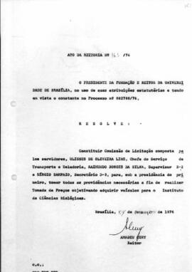 Ato da Reitoria nº 0163/1976