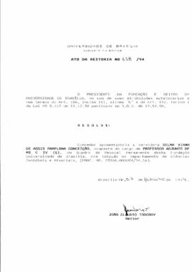 Ato da Reitoria nº 0118/1994