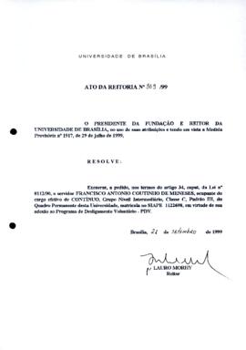 Ato da Reitoria nº 0969/1999