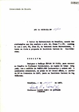 Ato da Reitoria nº 0060/1967