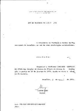 Ato da Reitoria nº 0220/1973