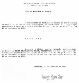 Ato da Reitoria nº 0030/1991