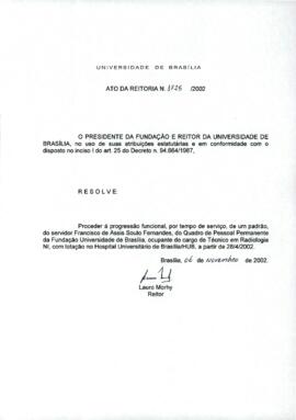 Ato da Reitoria nº 1725/2002