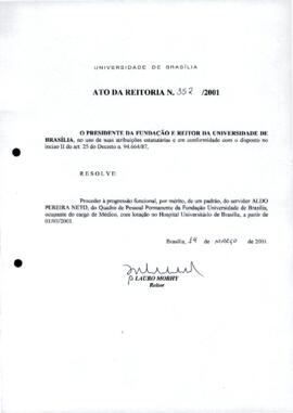 Ato da Reitoria nº 0352/2001