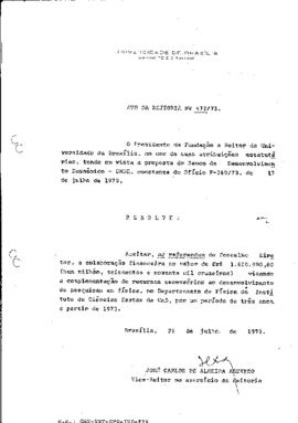 Ato da Reitoria nº 0472/1973