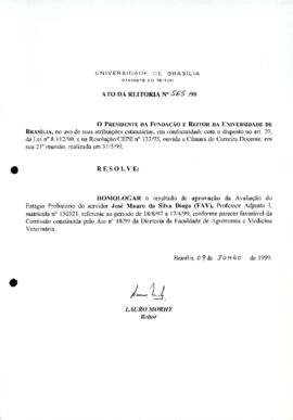 Ato da Reitoria nº 0565/1999