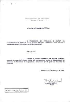 Ato da Reitoria nº 0238/1999