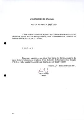 Ato da Reitoria nº 1457/2004