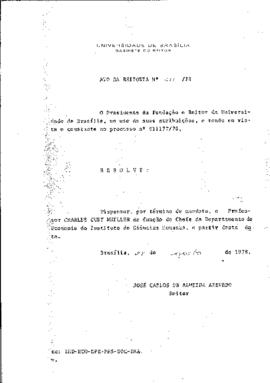 Ato da Reitoria nº 0211/1978