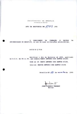 Ato da Reitoria nº 1975/1995