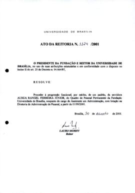 Ato da Reitoria nº 1124/2001