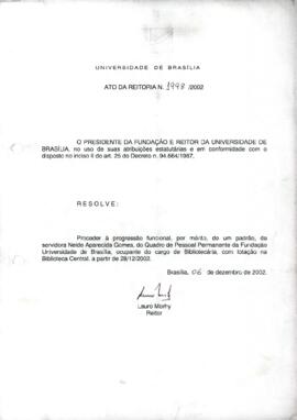 Ato da Reitoria nº 1998/2002