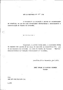 Ato da Reitoria nº 0027/1978