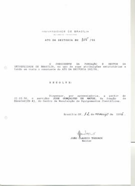 Ato da Reitoria nº 0305/1996