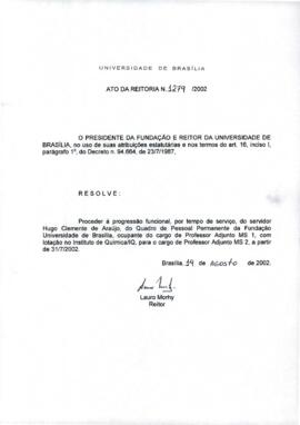 Ato da Reitoria nº 1279/2002