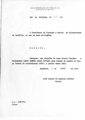 Ato da Reitoria nº 0320/1977