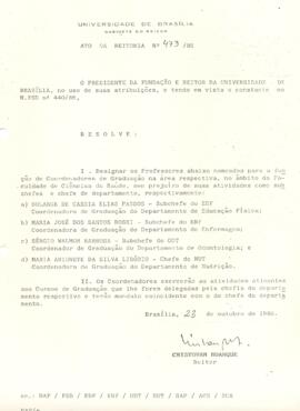 Ato da Reitoria nº 0473/1986