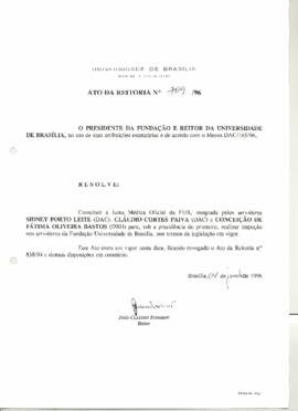 Ato da Reitoria nº 0709/1996