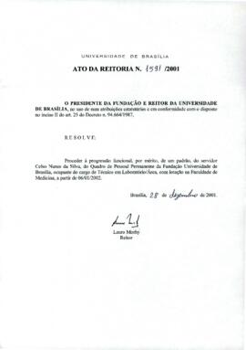 Ato da Reitoria nº 1591/2001