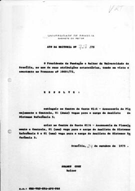 Ato da Reitoria nº 0728/1975