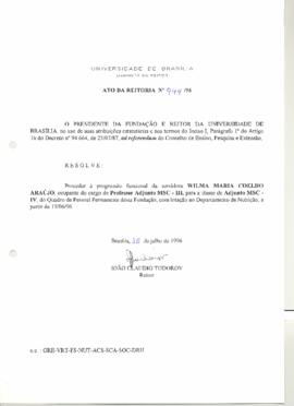 Ato da Reitoria nº 0944/1996