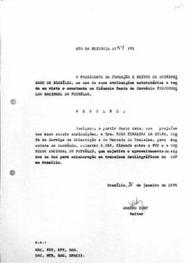 Ato da Reitoria nº 0059/1975