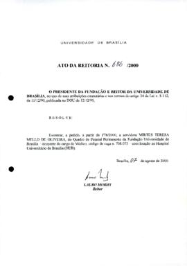 Ato da Reitoria nº 0686/2000