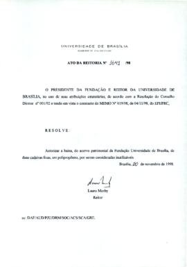 Ato da Reitoria nº 1641/1998