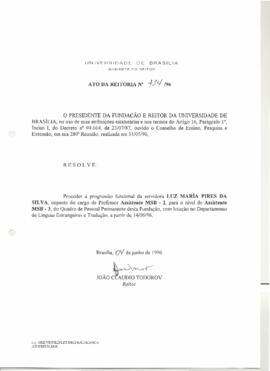 Ato da Reitoria nº 0714/1996