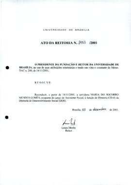 Ato da Reitoria nº 1453/2001