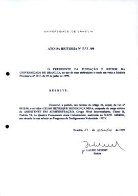Ato da Reitoria nº 0979/1999
