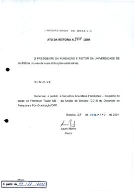 Ato da Reitoria nº 1437/2001