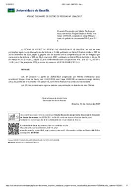 Ato do Decanato de Gestão de Pessoas N° 1244/2017