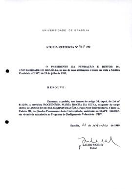 Ato da Reitoria nº 0967/1999