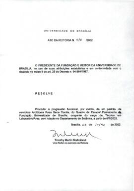 Ato da Reitoria nº 0970/2002