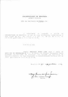 Ato da Reitoria nº 1933/1994
