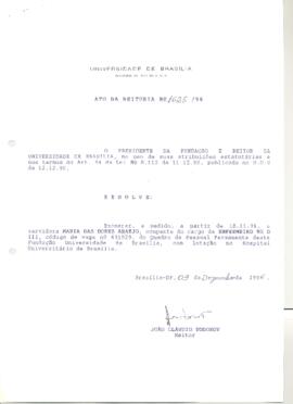 Ato da Reitoria nº 1625/1996