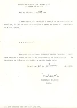 Ato da Reitoria nº 0394/1986