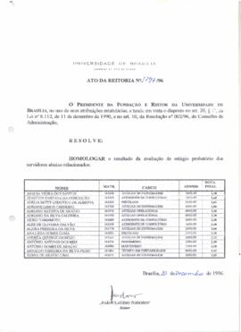 Ato da Reitoria nº 1797/1996
