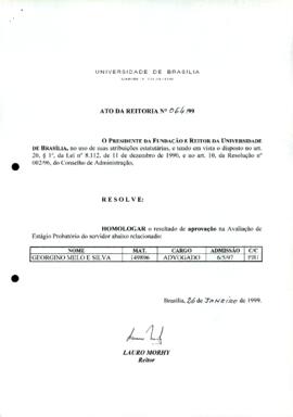 Ato da Reitoria nº 0064/1999