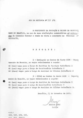 Ato da Reitoria nº 0838/1975