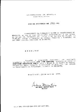 Ato da Reitoria nº 0570/1993