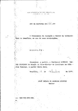 Ato da Reitoria nº 0231/1977
