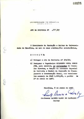 Ato da Reitoria nº 0234/1967