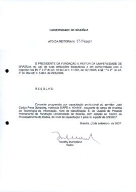 Ato da Reitoria nº 1334/2007