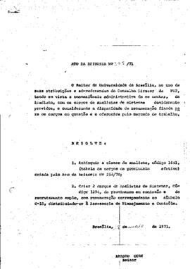 Ato da Reitoria nº 0375/1971