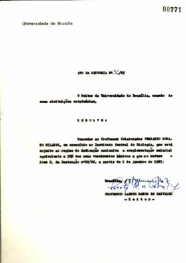 Ato da Reitoria nº 0036/1967